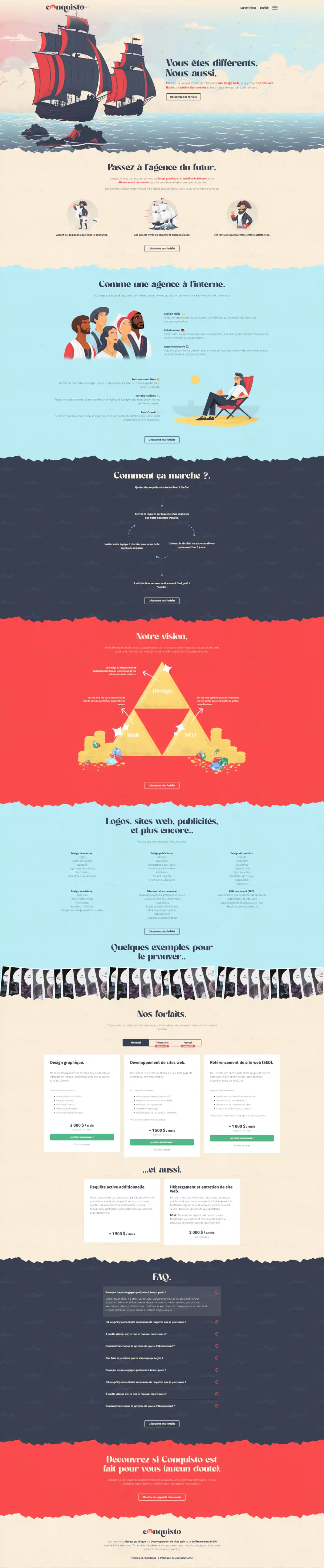 Website & Client Portal, Conquisto, Image #1 [desktop]