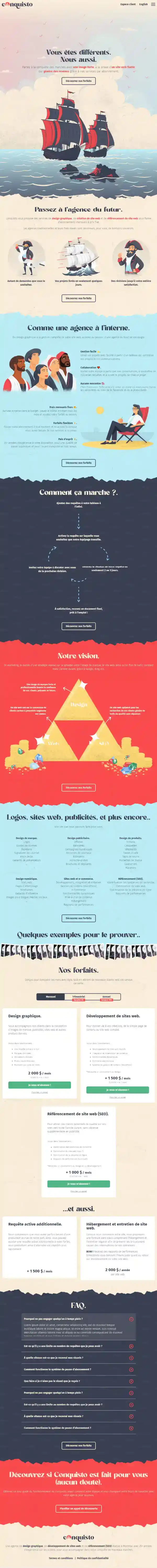 Website & Client Portal, Conquisto, Image #1 [tablet]